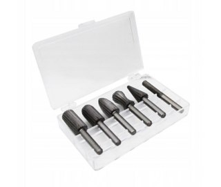 SILVER FREZY TRZPIENIOWE DO METALU 6szt.