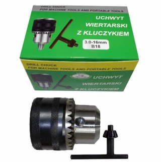 SILVER GŁÓWKA WIERTARKI 16mm B18 KLUCZYK ...