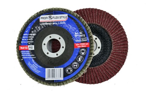 SILVER ŚCIERNICA LISTKOWA PF 125 P 60 PROFI-FLEX