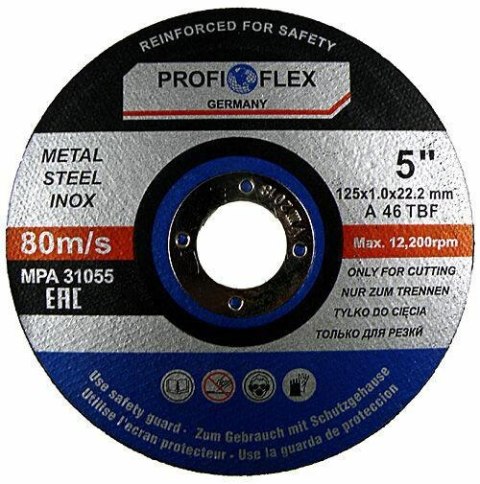 SILVER TARCZA DO METALU 125*1,0mm PROFI