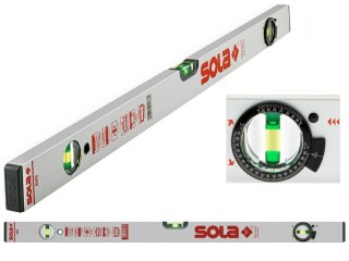 SOLA POZIOMICA ALUMINIOWA AVD 40 40cm Z REGULOWANYM KĄTOMIERZEM