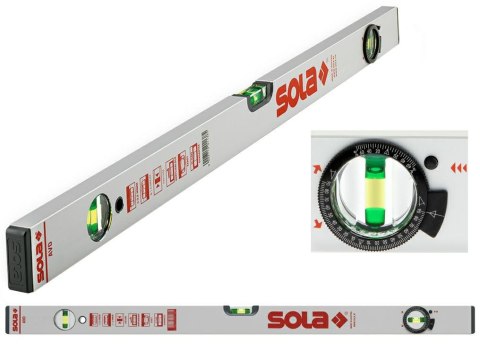 SOLA POZIOMICA ALUMINIOWA AVD 60 60cm Z REGULOWANYM KĄTOMIERZEM....