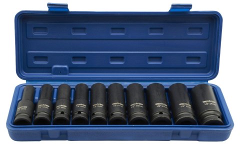 ADLER NASADKI UDAROWE DŁUGIE 10szt.1/2" UDAROWE
