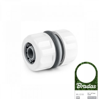 BRADAS ŁĄCZNIK WĘŻA 3/4" /WHITE LINE