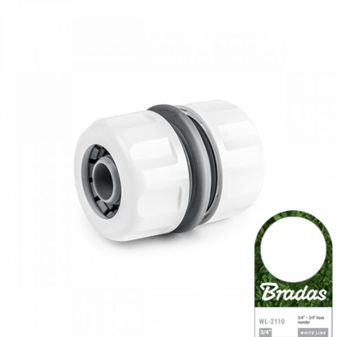 BRADAS ŁĄCZNIK WĘŻA 3/4" /WHITE LINE