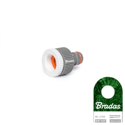 BRADAS PRZYŁĄCZE NA KRAN 3/4" - 1/2" /WHITE LINE