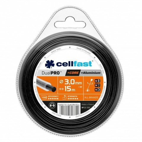 CELLFAST ŻYŁKA TNĄCA Z RDZENIEM 3,0*15m OKRĄGŁA
