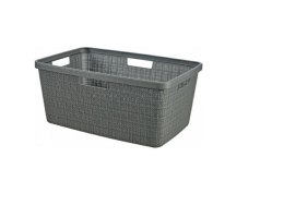 CURVER KOSZ NA PRANIE JUTE 46L /CIEMNY