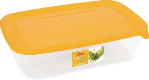 CURVER POJEMNIK NA ŻYWNOŚĆ "FRESH&GO" 0,5L /ŻÓŁTY/TRANSPARENTNY