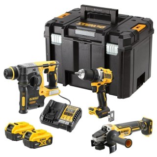 DEWALT ZESTAW COMBO 18V DCK330P2T (DCD800, DCH273, DCG405) 2x5,0Ah TSTAK