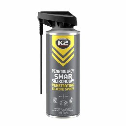 K2 SMAR SILIKONOWY BEZBARWNY DO GUM I PLASTIKÓW 400 ML