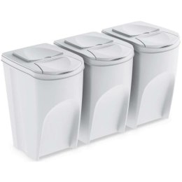 KEDEN KOSZ NA ŚMIECI SORTIBOX 35L SET 3 - POPIELATY.... ..