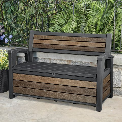 KETER ŁAWKA DECO GARDEN BENCH 227 L WALNUT
