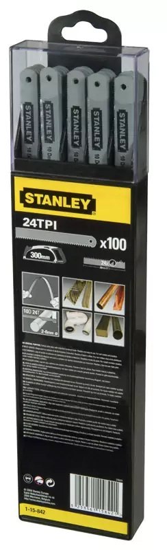 STANLEY BRZESZCZOT LION 300mmx24z /2szt. STAL WĘGLOWA