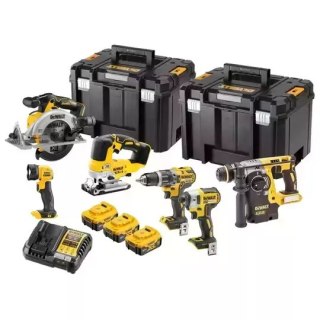 DEWALT ZESTAW COMBO 18V DCK755P3T (DCD796, DCF887, DCS570, DCS334, DCS355, DCH273, DCG405) 3x5,0Ah 3x TSTAK
