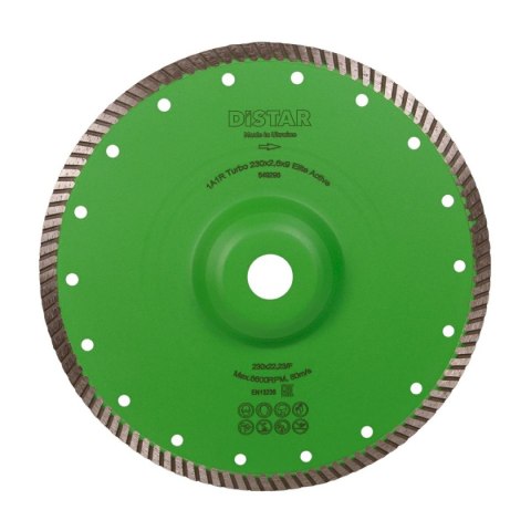 DISTAR TARCZA DIAMENTOWA ELITE ACTIVE 230 x 2,6 x 22,23mm TURBO