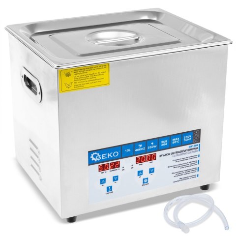 GEKO MYJKA ULTRADŹWIĘKOWA 250W 10L