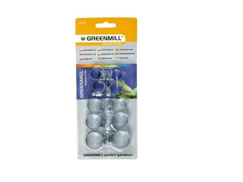 GREENMILL OPASKI ZACISKOWE 10szt. DO WĘŻY 1/2", 5/8", 3/4"..
