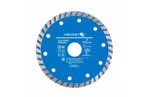 HOGERT TARCZA DIAMENTOWA 125x22,2/TURBO