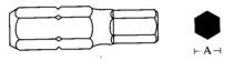 JONNESWAY KOŃCÓWKA IMBUS 6x30mm 6-kąt.10mm