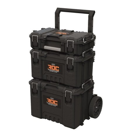 KETER ZESTAW 3 SKRZYNEK NA KÓŁKACH ROC PRO GEAR 2.0