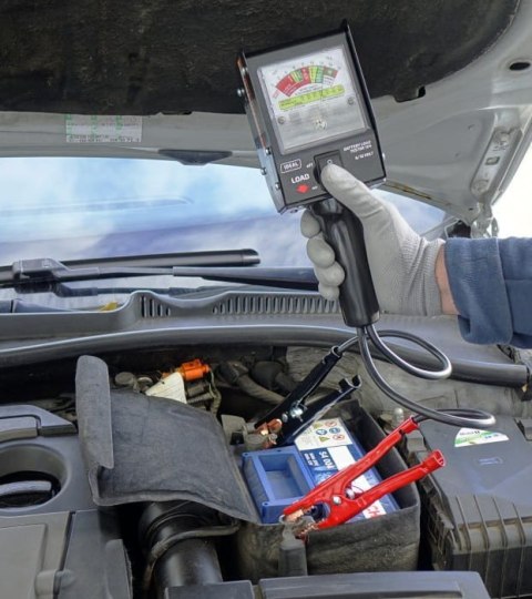 Tester akumulatorów obciążeniowy 6/12V LBT104 IDEAL