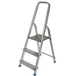 AWTOOLS DRABINA ALUMINIOWA 150kg 3 STOPNIE WOLNOSTOJĄCA