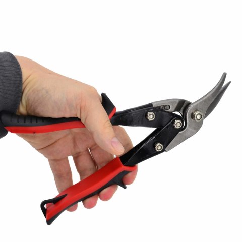 AWTOOLS NOŻYCE DO BLACHY LEWE WYGIĘTE AWTOOLS NOŻYCE DO BLACHY LEWE WYGIĘTE