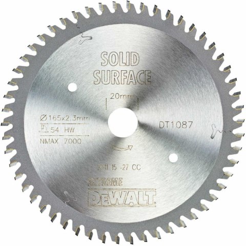 DEWALT PIŁA TARCZ.165x20mmx54z MTCG DEWALT PIŁA TARCZ.165x20mmx54z MTCG