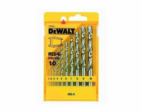 DEWALT WIERTŁO METAL HSS-G KPL.10szt. DEWALT WIERTŁO METAL HSS-G KPL.10szt.