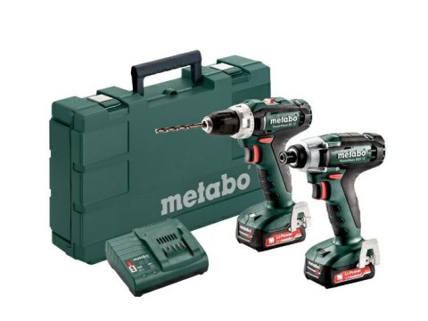 METABO ZESTAW COMBO 2.7.1 12V ZAKRĘTARKA SSD + WKRĘTARKA BS + 2x2,0 METABO ZESTAW COMBO 2.7.1 12V ZAKRĘTARKA SSD + WKRĘTARKA BS + 2x2,0