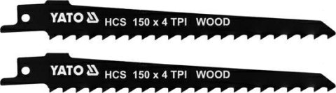 YATO BRZESZCZOTY DO DREWNA HCS150mm 4TPI 2szt. YATO BRZESZCZOTY DO DREWNA HCS150mm 4TPI 2szt.