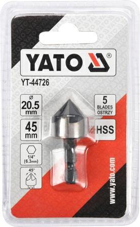 YATO POGŁĘBIACZ DO METALU 20,5mm HEX YATO POGŁĘBIACZ DO METALU 20,5mm HEX