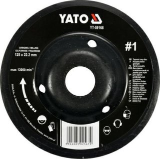YATO TARNIK WYPUKŁY 125mm NR1