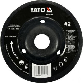 YATO TARNIK WYPUKŁY 125mm NR2
