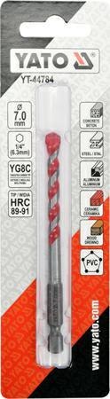 YATO WIERTŁO UNIWERSALNE HEX 7mm YATO WIERTŁO UNIWERSALNE HEX 7mm