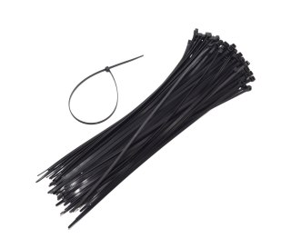 AWTOOLS OPASKA PLASTIK CZARNA 3,6x370/100szt.