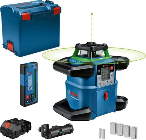 BOSCH LASER OBROTOWY GRL 650 CHVG ZIELONY + ODBIORNIK LR 65 G LB