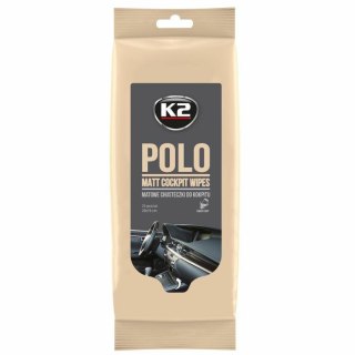K2 CHUSTECZKI MATOWE DO KOKPITU ENERGY SHOT POLO MATT WIPES 24 SZT.