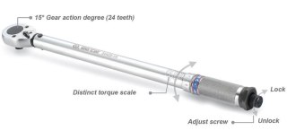 KING TONY KLUCZ DYNAMOMETRYCZNY 1/4" 5- 25Nm