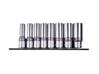 KING TONY ZESTAW NASADEK 3/8" 8cz. DŁUGIE SZYNA