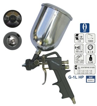 ADLER PISTOLET LAKIERNICZY G. HP 1.5mm G-1L