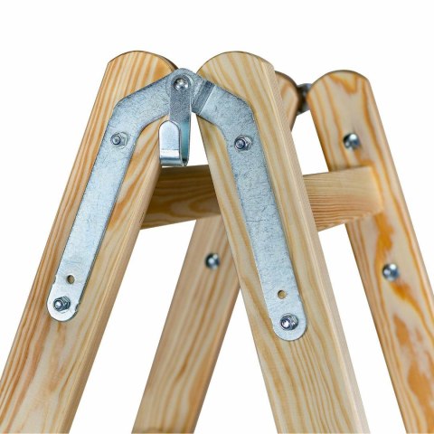 AWTOOLS DRABINA DREWNIANA 2x 7 STOPNI 150KG
