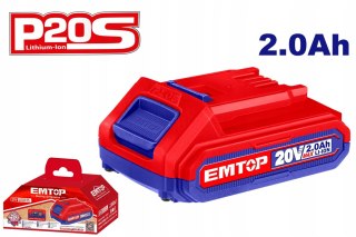 Akumulator Li-Ion EMTOP 20 V 2 Ah