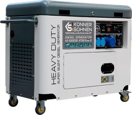 KS GENERATOR DIESEL KS 9300DE-1/3 ATSR SUPER S 7,0kW 230/400V, ROZRUCH ELEKTRYCZNY (EURO V)
