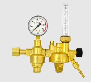 REDUKTOR PERUN ARGON DWUSTOPNIOWY Z ROTAMAMETREM 2RBArg-0,3R