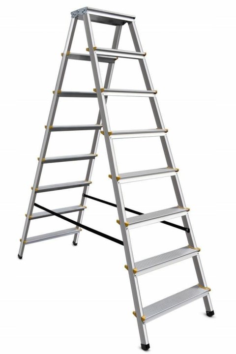 AWTOOLS DRABINA TABORET 150kg 8 STOPNI