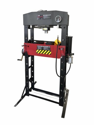AWTOOLS PRASA HYDRAULICZNO-PNEUMATYCZNA Z MANOM. PROF 50T 72-1052mm / Z OSŁONĄ BLACK LINE
