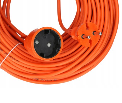 AWTOOLS PRZEDŁUŻACZ OGRODOWY 30m POMARAŃCZOWY 2x1,0mm