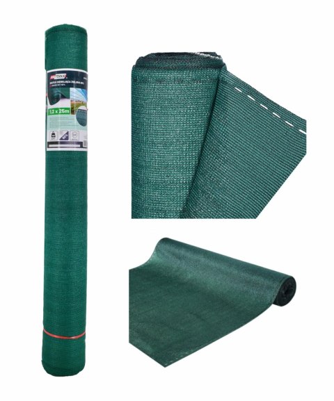 AWTOOLS SIATKA CIENIUJĄCA 140g 1,2*25mZIELONA UV 80%